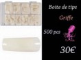 Boite de Tips - Capsules : Griffes (500pcs)
